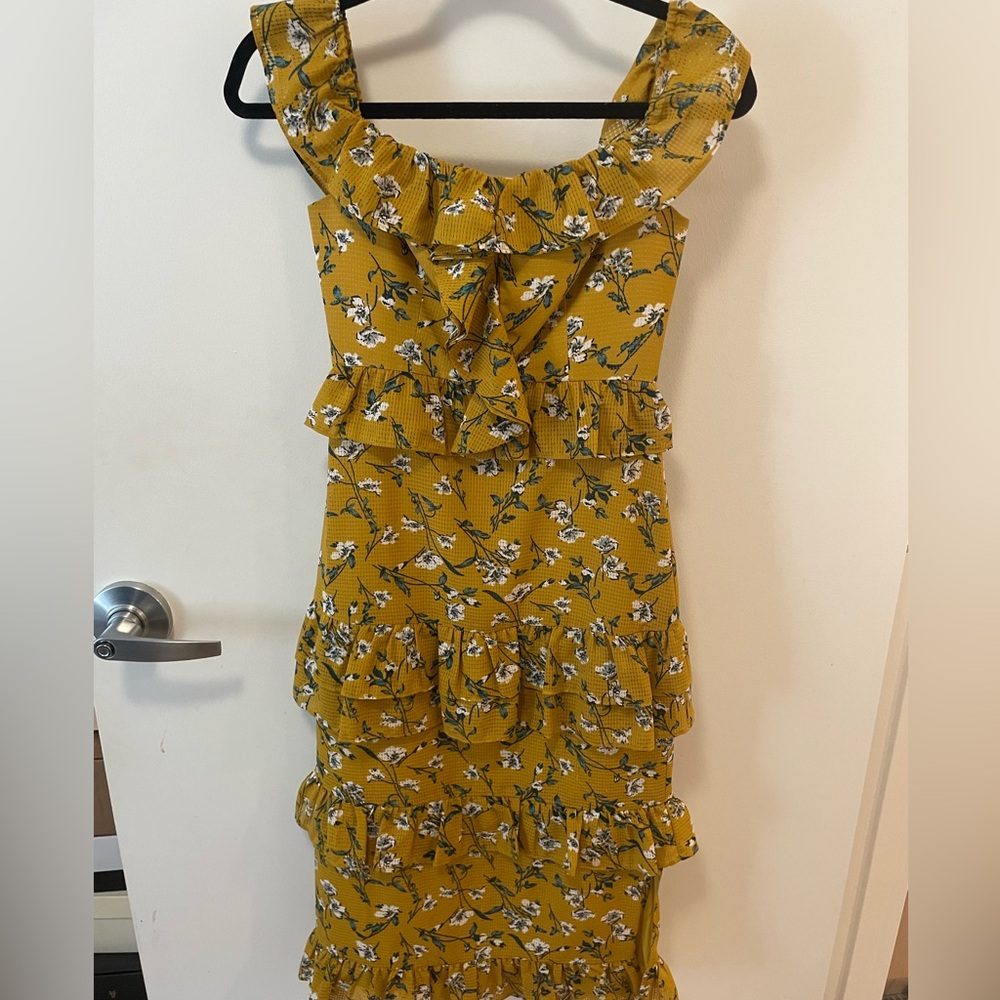 Tularosa Lily Dress - midi floral Revolve dress